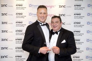 My business partner, Mark Bridger (right), and I claimed an award in the export category at the recent SME Awards, hosted by Zinc Media, in London.